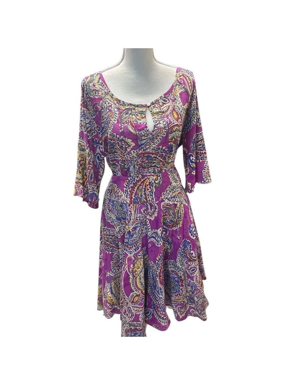 Lauren Ralph Lauren 109% Cotton Women's M Paisley Set Tip & Skirt  Set